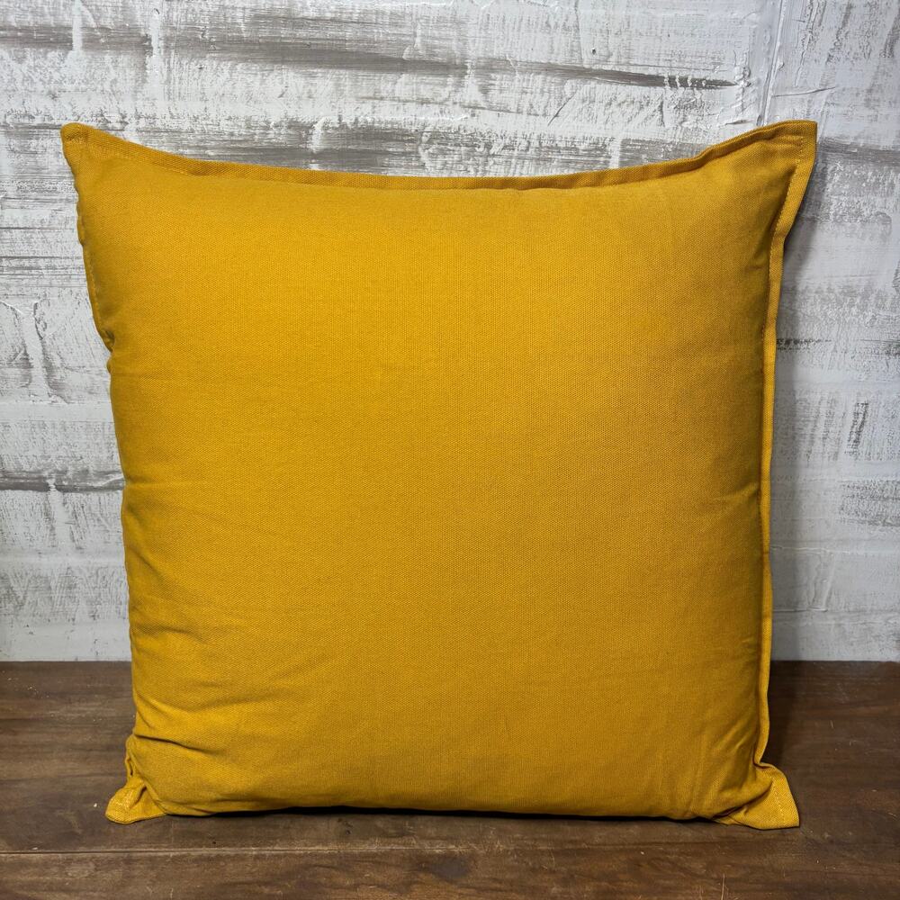 Mustard Yellow Throw Pillow